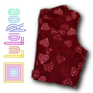 PLUS SIZE: NWOT! Lularoe Valentine Leggings